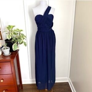 TFNC London navy bridesmaid dress size 8
